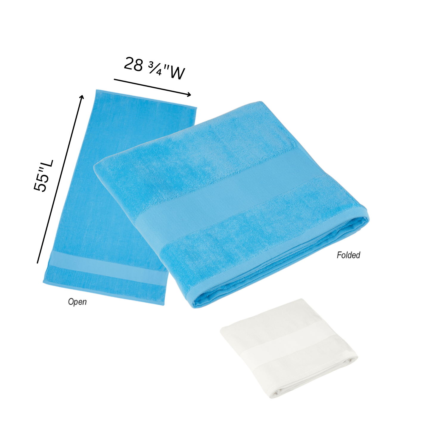 Luxury 4-Piece Premium VersaTowel Set - Soft & Absorbent