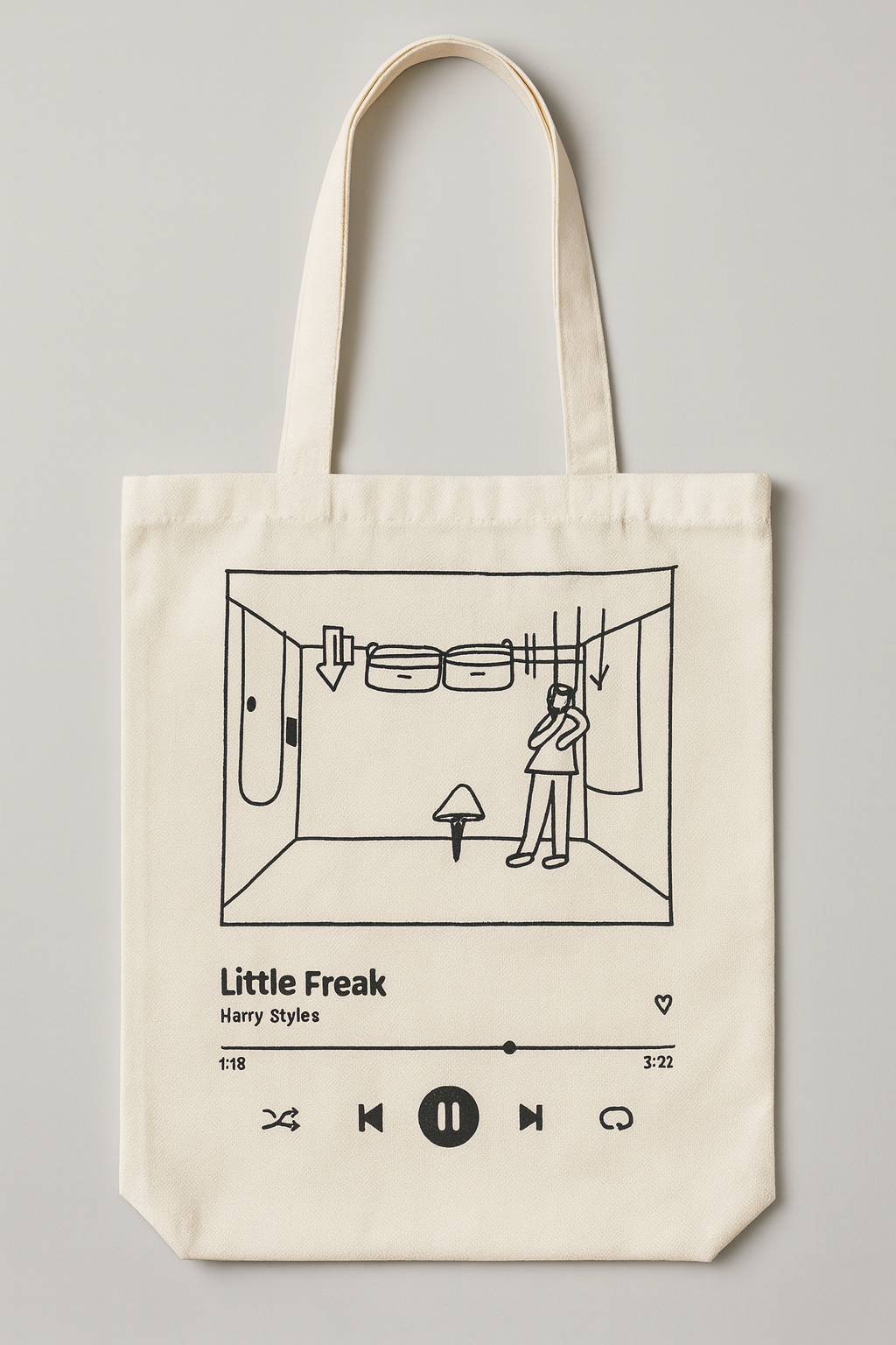 Little Freak Lyric Tote