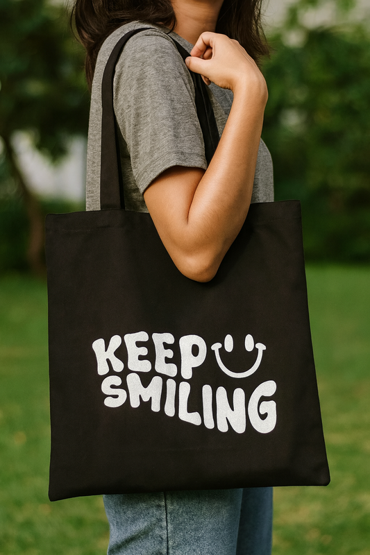 Keep Smiling Tote