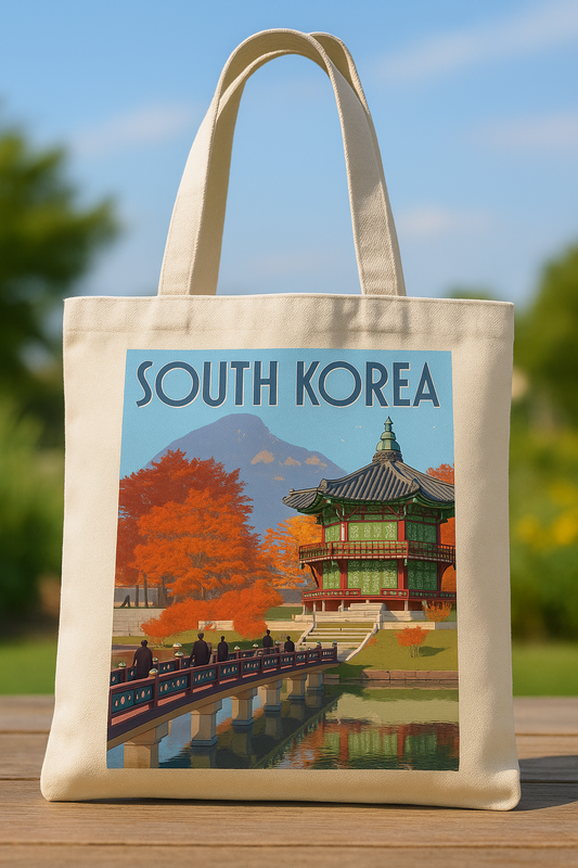 South Korea Tote Bag